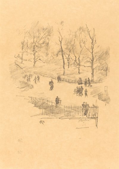 Kensington Gardens, 1896 da James Abbott McNeill Whistler