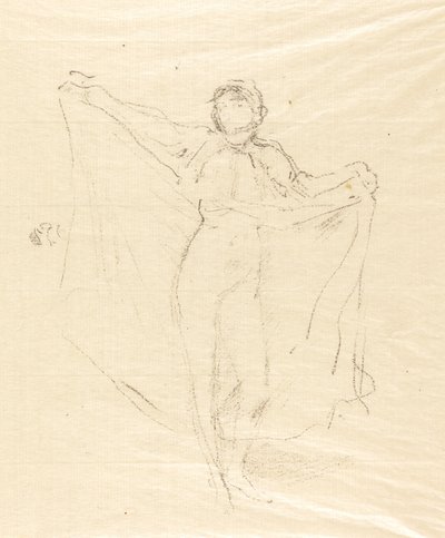 La Danseuse: uno studio del nudo, c. 1891 da James Abbott McNeill Whistler