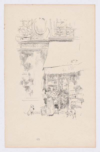 La fruttivendola di rue de Grenelle da James Abbott McNeill Whistler