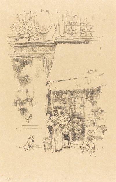 La Fruitière de la rue de Grenelle, 1894 da James Abbott McNeill Whistler