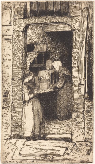 La venditrice di senape da James Abbott McNeill Whistler