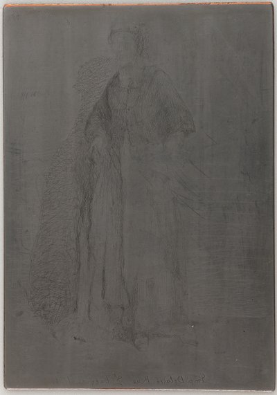 La Mere Gerard. Una delle Dodici Incisioni dalla Natura, 1857-1858 da James Abbott McNeill Whistler