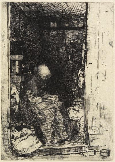 La Vieille aux Loques da James Abbott McNeill Whistler