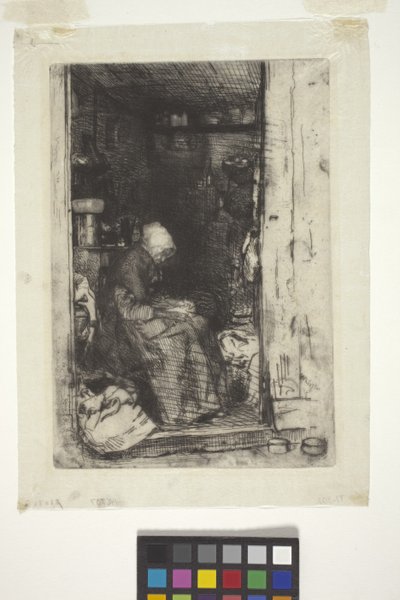 La vecchia con gli stracci da James Abbott McNeill Whistler