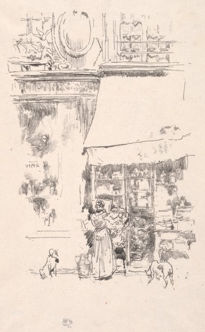La fruttivendola di Rue de Grenelle, 1874 da James Abbott McNeill Whistler