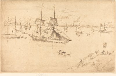 Laguna: Mezzogiorno, 1879-1880 da James Abbott McNeill Whistler