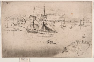 Laguna: Mezzogiorno, 1886 da James Abbott McNeill Whistler