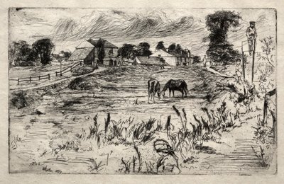 Paesaggio con il cavallo, 1859 da James Abbott McNeill Whistler