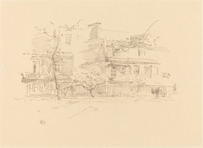 Lindsay Row, Chelsea, 1888 da James Abbott McNeill Whistler