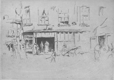 Little Court, ca 1881, 1904 da James Abbott McNeill Whistler