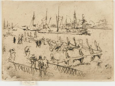 Piccola Dordrecht, 1884 da James Abbott McNeill Whistler