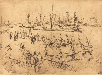 Piccola Dordrecht, 1884 da James Abbott McNeill Whistler