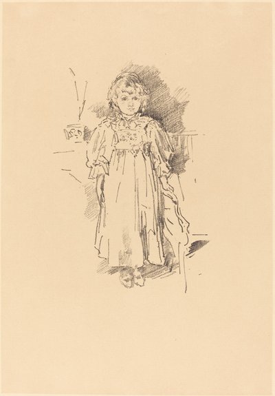 Piccola Evelyn, 1896 da James Abbott McNeill Whistler