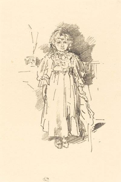 Piccola Evelyn, 1896 da James Abbott McNeill Whistler