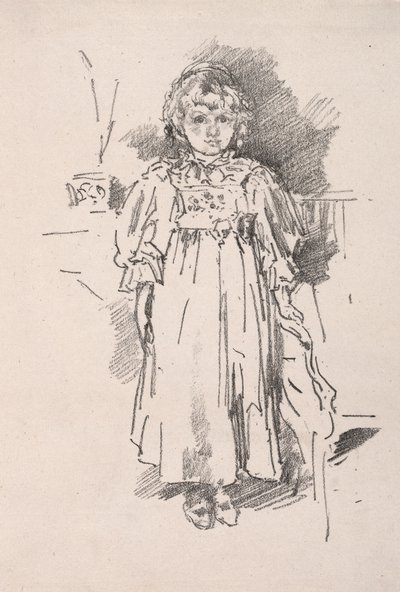 Piccola Evelyn, 1896 da James Abbott McNeill Whistler