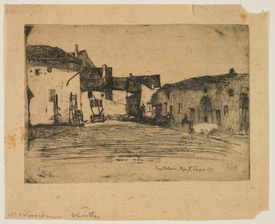 Liverdun aus Zwölf Radierungen aus der Natur da James Abbott McNeill Whistler