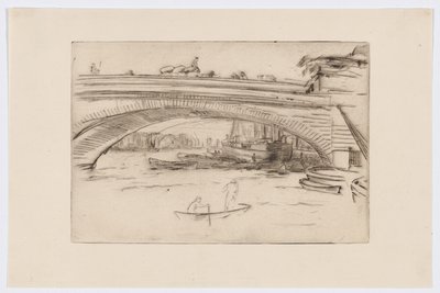 London Bridge, c.1875 da James Abbott McNeill Whistler
