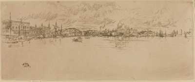 Lunga Venezia, 1879-1880 da James Abbott McNeill Whistler