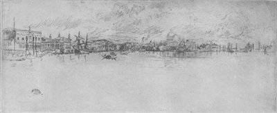 Lunga Venezia, c1880, 1904 da James Abbott McNeill Whistler