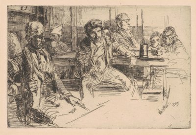 Scaricatore di porto, 1859 da James Abbott McNeill Whistler