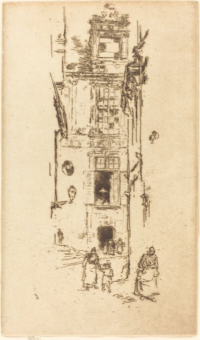Mairie, Loches da James Abbott McNeill Whistler