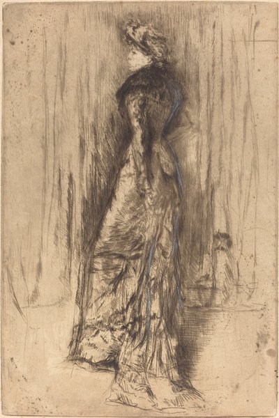 Maud, in piedi da James Abbott McNeill Whistler