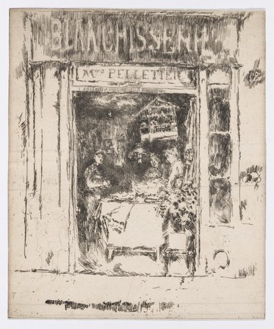 Mme Pelletier, Lavanderia, Parigi, c.1892-93 da James Abbott McNeill Whistler