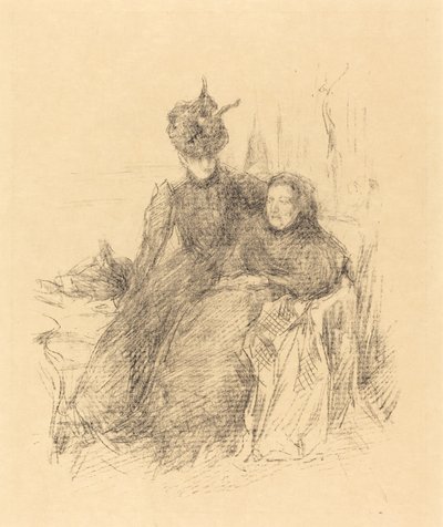 Madre e figlia, 1897 da James Abbott McNeill Whistler