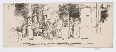 Edicola, Rue de Seine, c.1892-93 da James Abbott McNeill Whistler