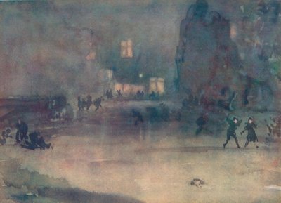 Notturno - Amsterdam nella neve, 1882 da James Abbott McNeill Whistler