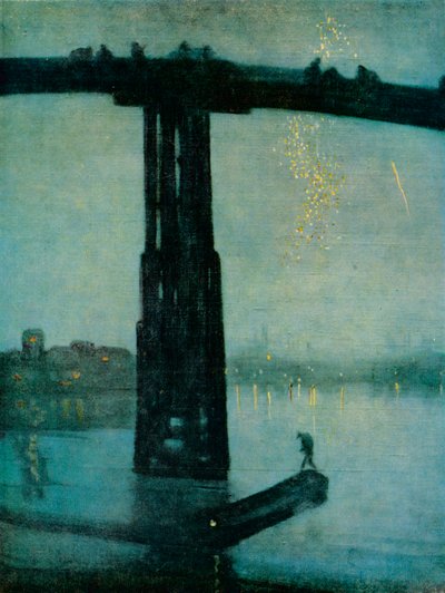 Notturno: Blu e Oro - Vecchio Ponte di Battersea, c. 1872-5 da James Abbott McNeill Whistler