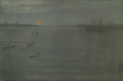 Notturno: Blu e Oro - Southampton Water, 1872 da James Abbott McNeill Whistler