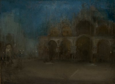 Notturno, blu e oro - San Marco, Venezia, 1879-1903 da James Abbott McNeill Whistler