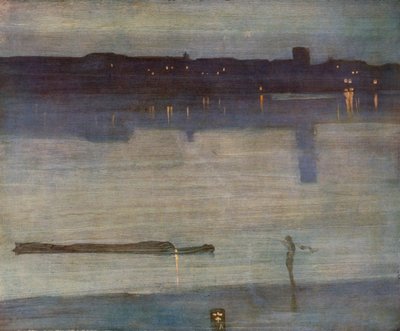 Notturno in blu e verde, 1870 da James Abbott McNeill Whistler
