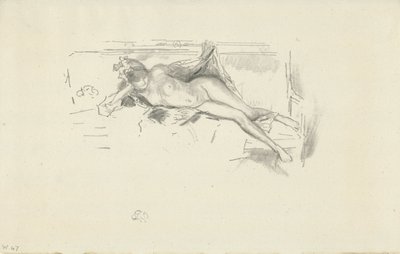 Modello nudo reclinato da James Abbott McNeill Whistler