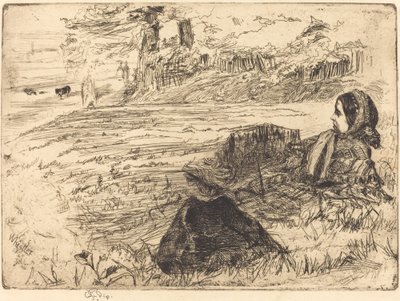 Bambinaia e bambino, 1859 da James Abbott McNeill Whistler