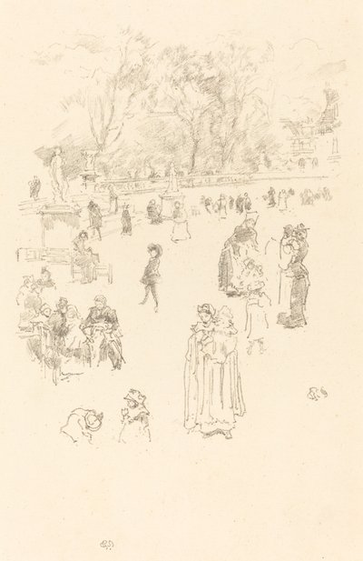 Tate: Les Bonnes du Luxembourg, 1894 da James Abbott McNeill Whistler