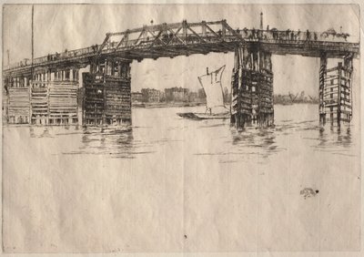 Vecchio ponte di Battersea da James Abbott McNeill Whistler