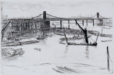 Vecchio ponte di Hungerford da James Abbott McNeill Whistler