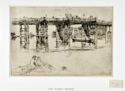 Vecchio ponte di Putney da James Abbott McNeill Whistler