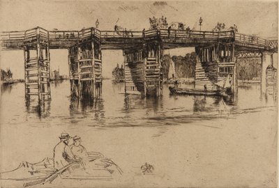 Vecchio ponte di Putney, 1879 da James Abbott McNeill Whistler