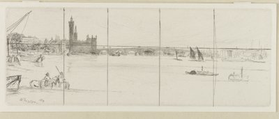 Vecchio Ponte di Westminster, 1859 da James Abbott McNeill Whistler