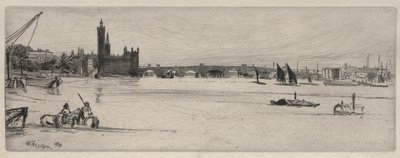 Vecchio ponte di Westminster, 1859 da James Abbott McNeill Whistler