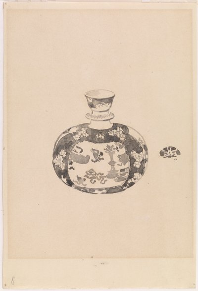 Vaso a forma di zenzero con coperchio a campana, 1878 da James Abbott McNeill Whistler