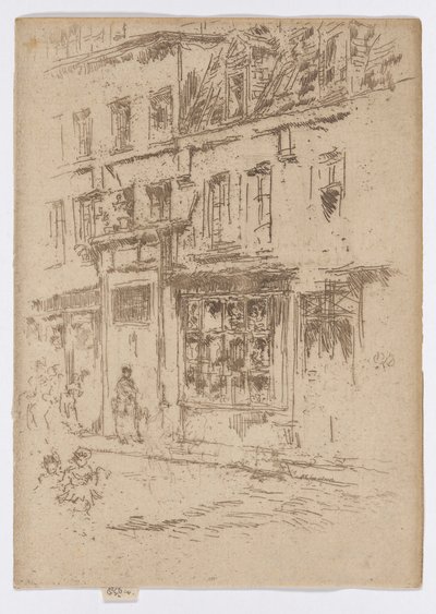 Petite Rue au Beurre, Bruxelles da James Abbott McNeill Whistler