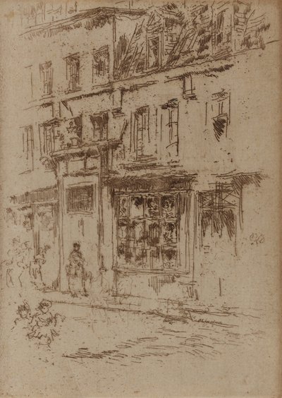 Petite Rue au Beurre, Bruxelles da James Abbott McNeill Whistler