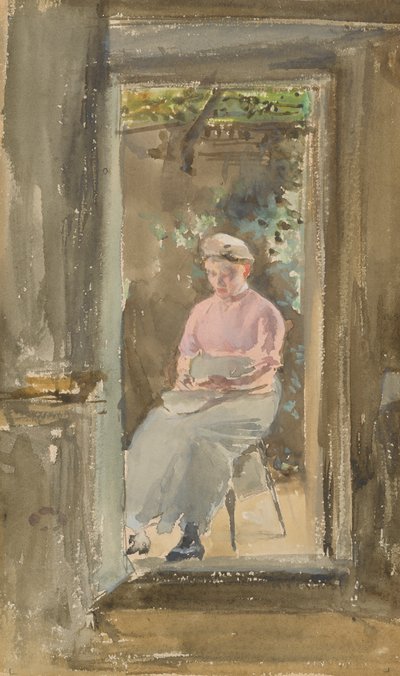 Nota rosa - Sgranare piselli, 1882-1884 da James Abbott McNeill Whistler