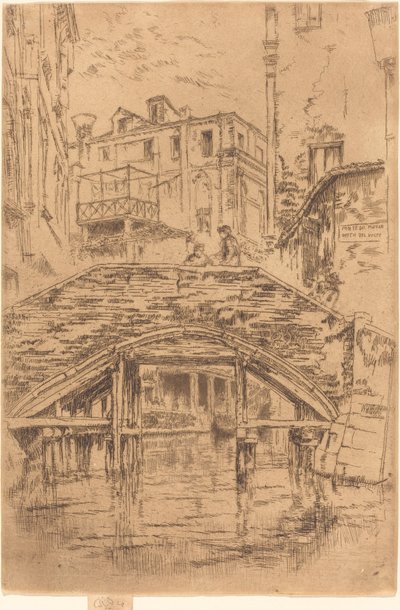 Ponte del Piovan da James Abbott McNeill Whistler