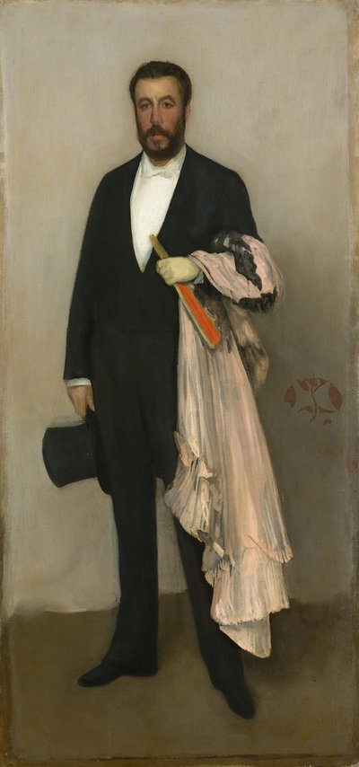 Ritratto di Theodore Duret, 1883 da James Abbott McNeill Whistler
