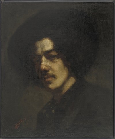 Ritratto di Whistler con un cappello, 1857-59 da James Abbott McNeill Whistler